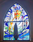 Vitrail «FATIMA» dédié à ND du Rosaire - Saint François de Sales - Clamart